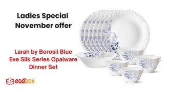 Larah by Borosil Blue Eve Silk 728