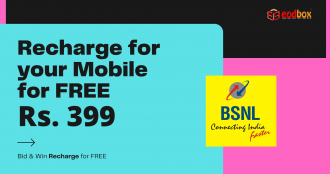 BSNL Pre Paid Mobile Recharge of Rs. 399