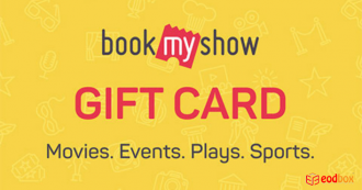 Book My Show Gift Cards Rs. 500