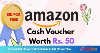 FREE AMAZON INR 50 Voucher 1 PM 935