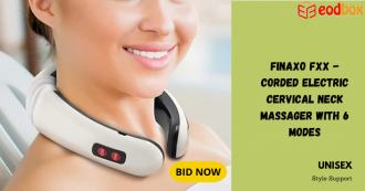 Finaxo FXX Corded Electric Cervical Neck Massager with 6 Modes