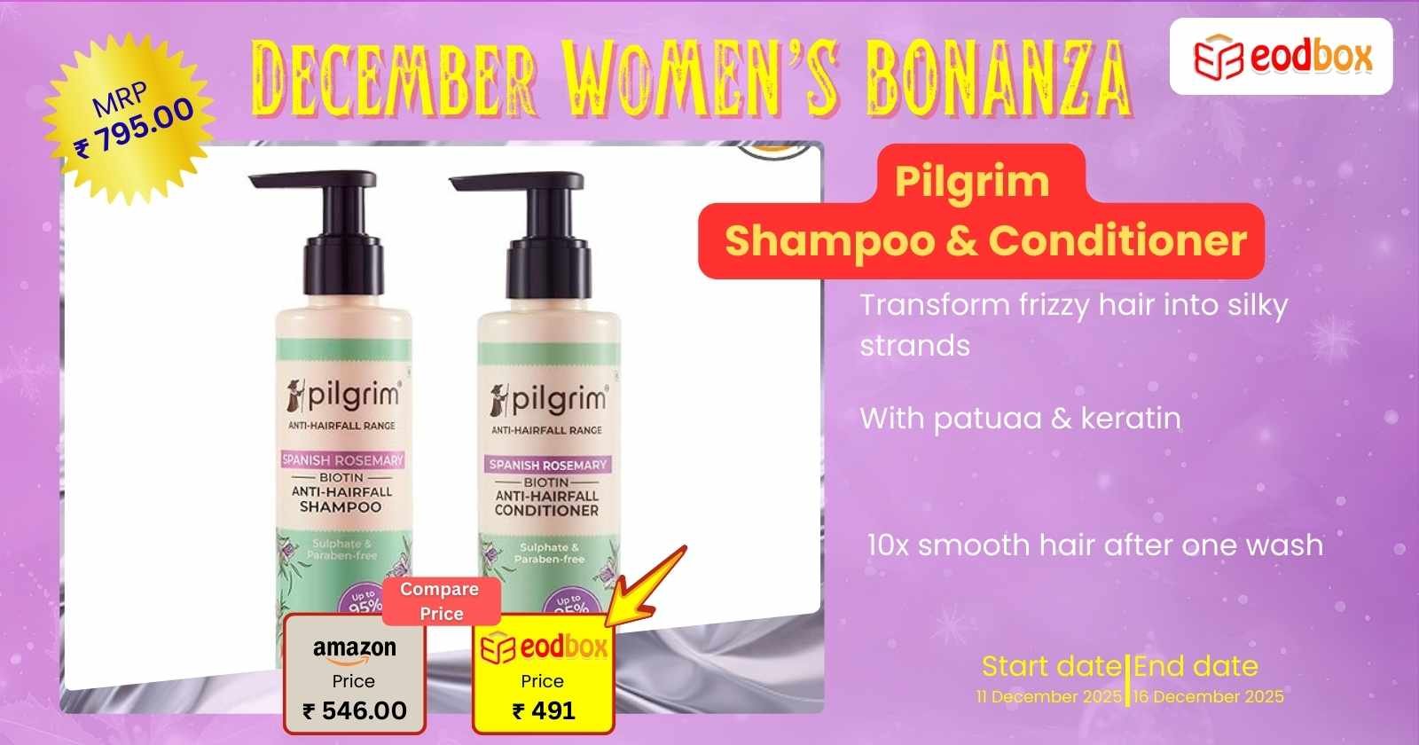 Pilgrim Shampoo & Conditioner 856