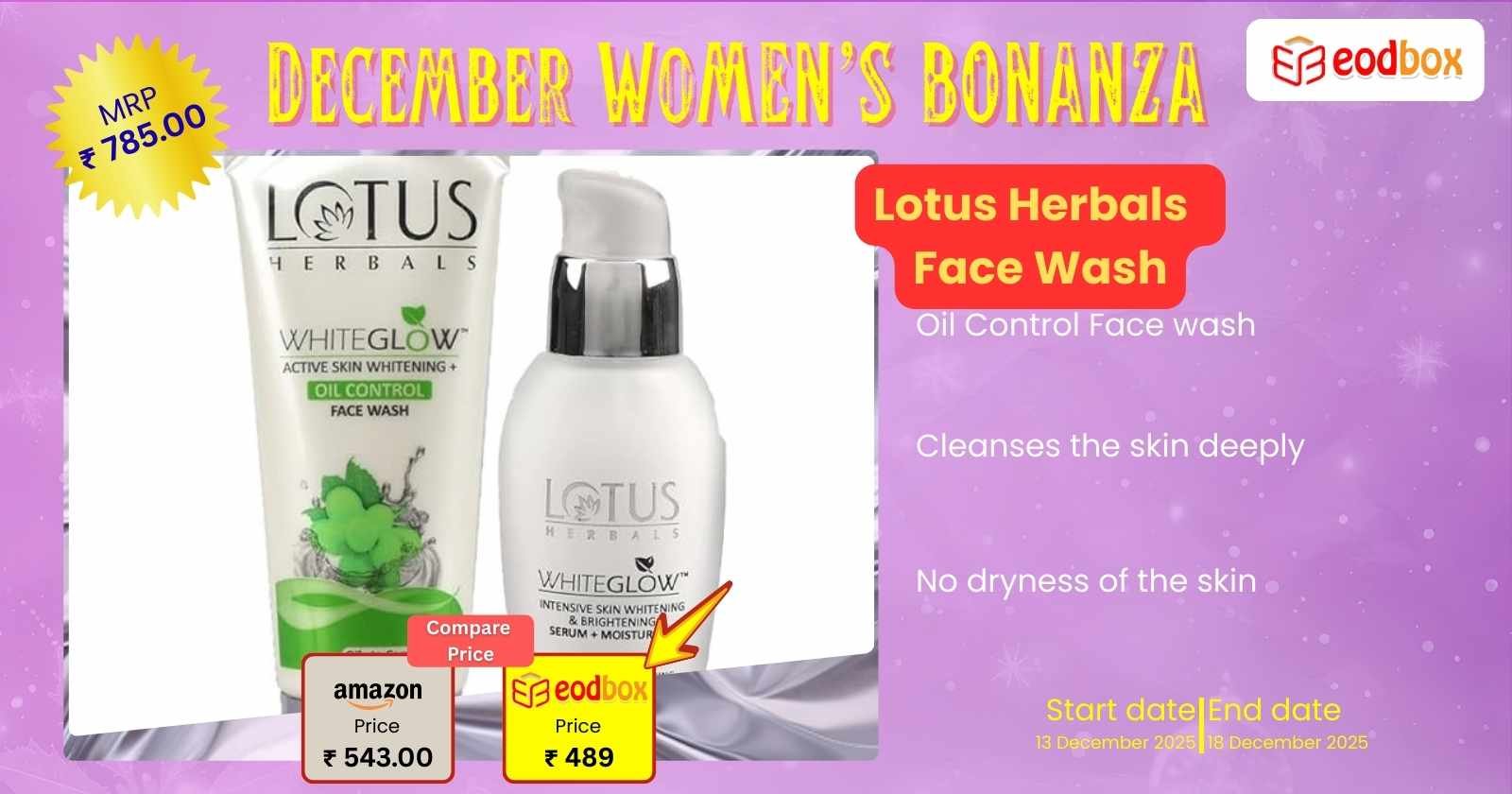 Lotus Herbals Face Wash 858