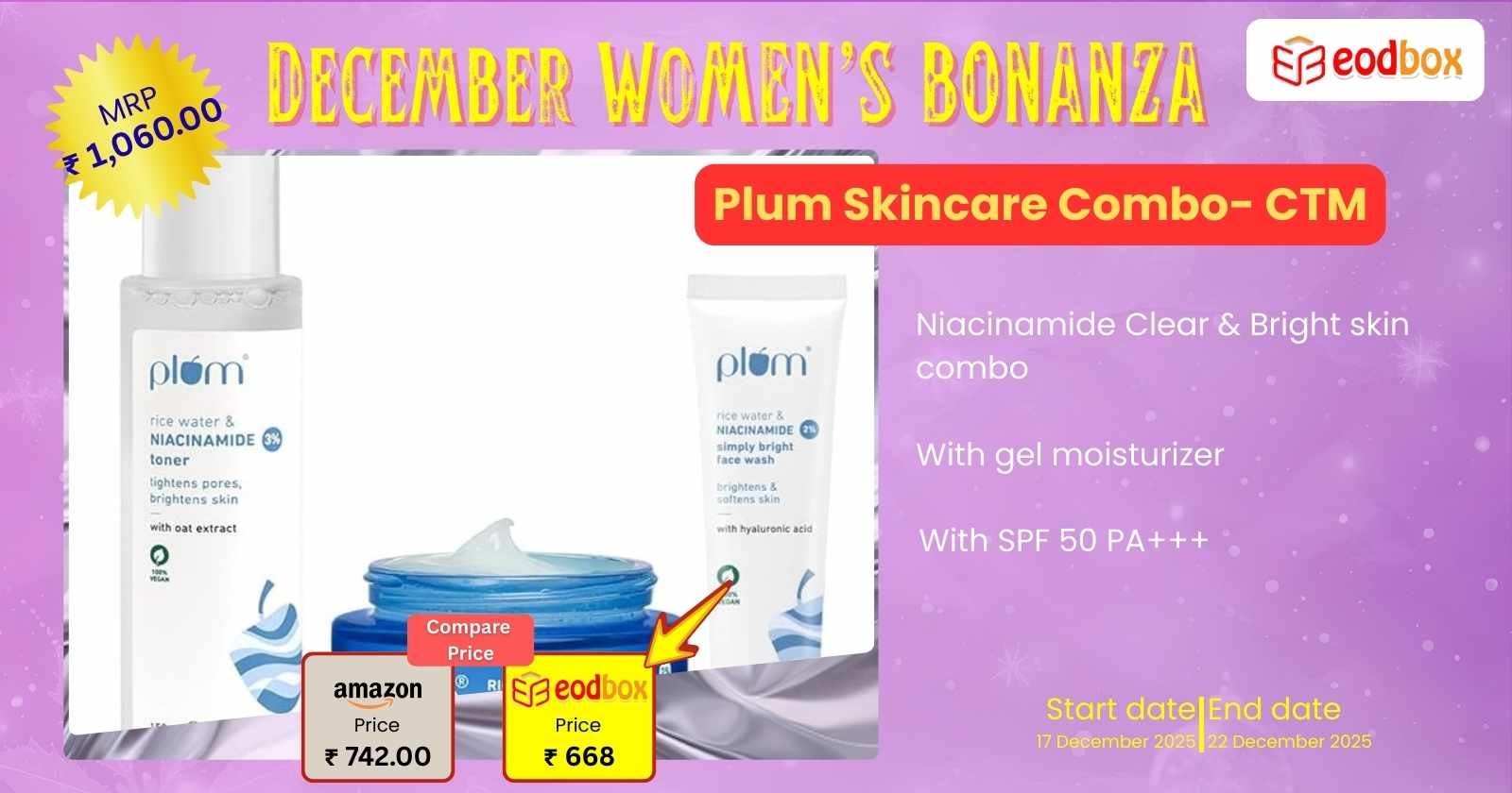 Plum Skincare Combo - CTM 862