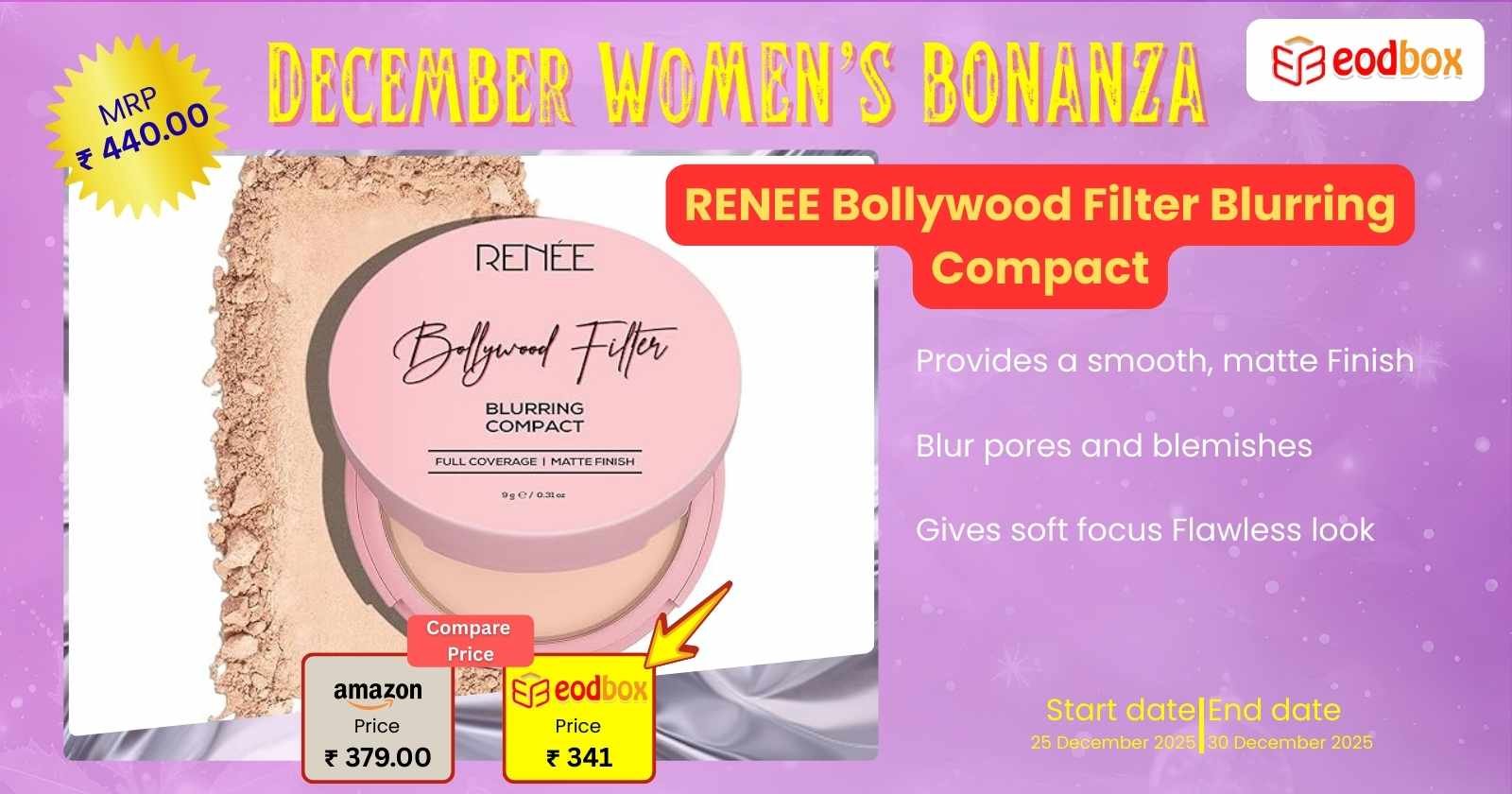 RENEE Bollywood Filter Blurring Compact 870