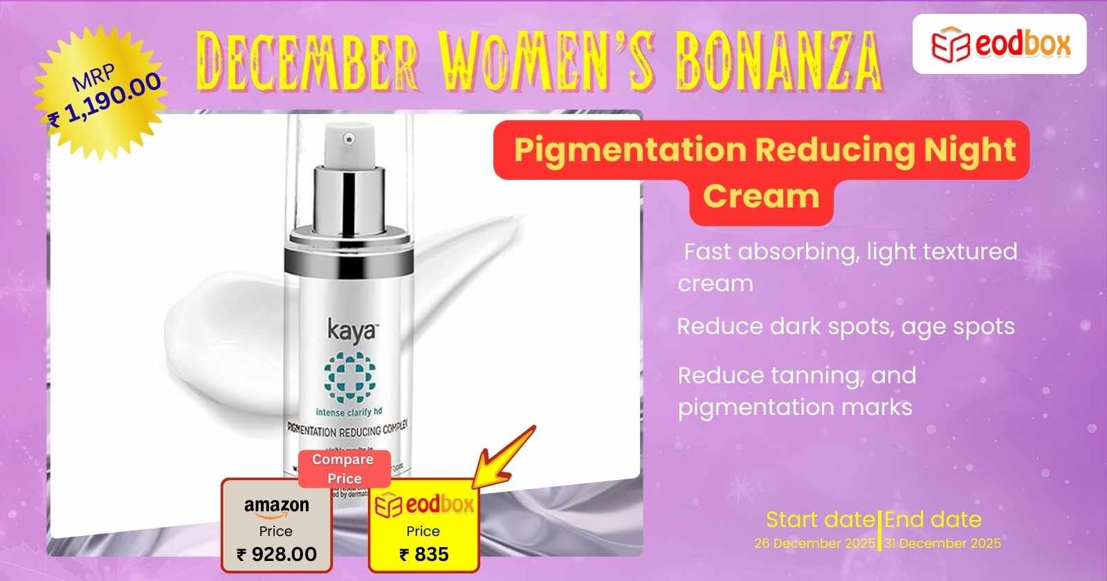 Kaya Pigmentation Reducing Night Cream 871