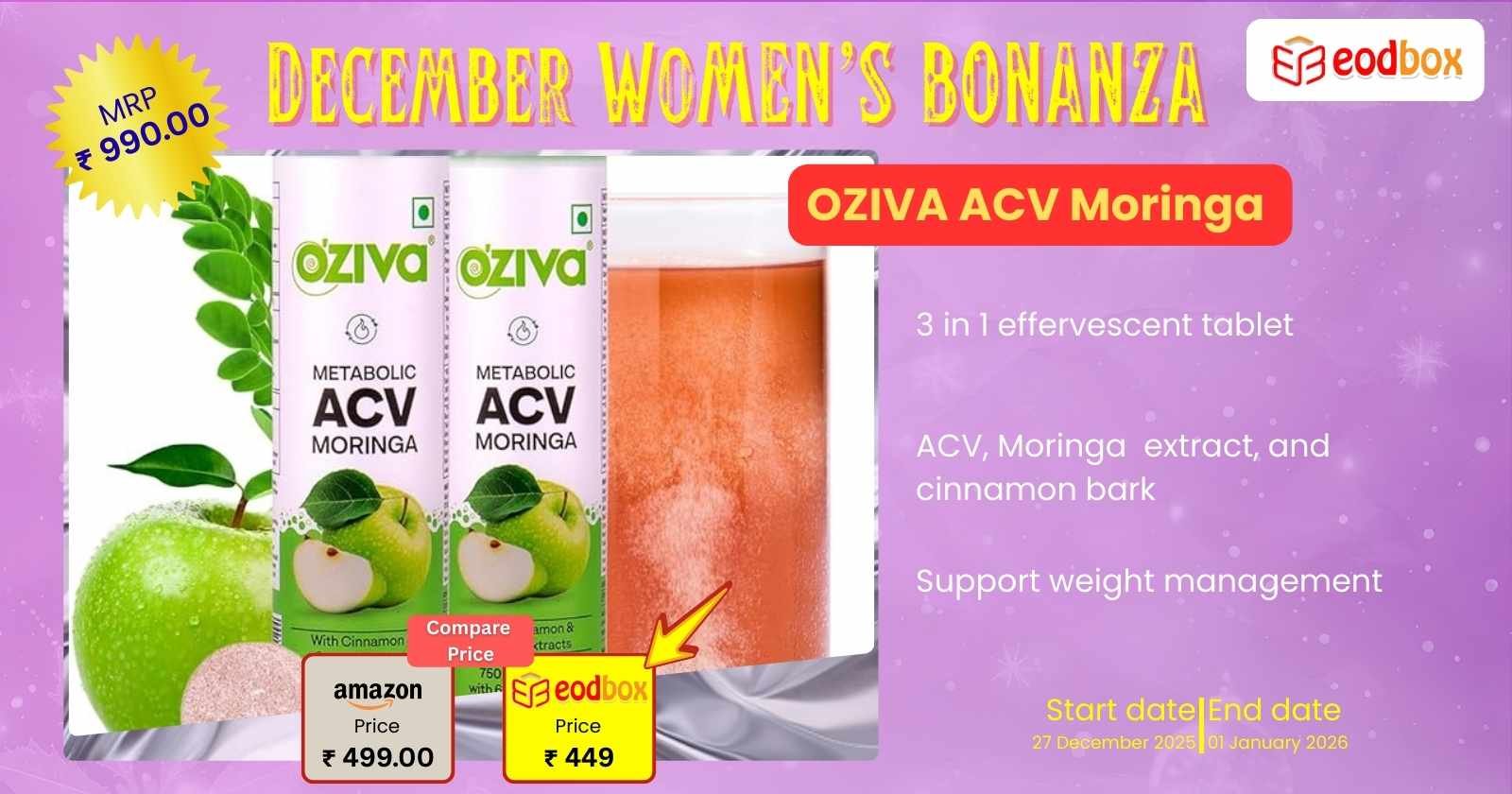 OZIVA ACV Moringa 872