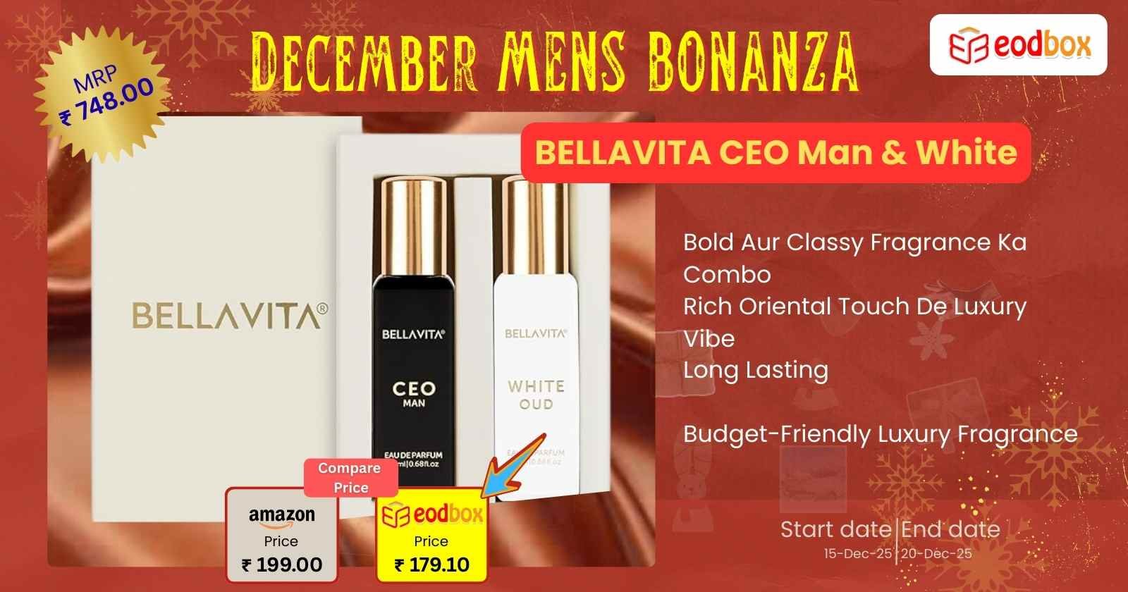 BELLAVITA CEO Man & White Oud Unisex  883