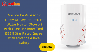 Anchor by Panasonic Delsy 6L Geyser, Instant Water Heater (Geyser) with Glassline Inner Tank
