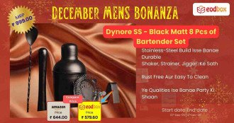 Dynore Stainless Steel 8 Pcs of Bartender Set 821
